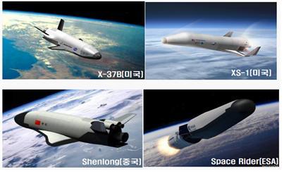 [서울=뉴시스]주요 우주 강대국의 기보유 또는 개발 중인 무인 우주비행체. 2022.06.09. (사진=방위사업청 제공) *재판매 및 DB 금지