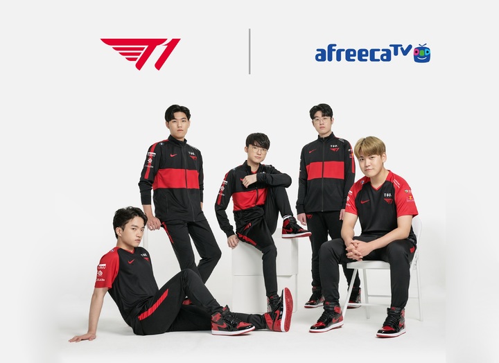 T1 LCK팀, 아프리카TV 통해 팬들과 소통…파트너십 체결