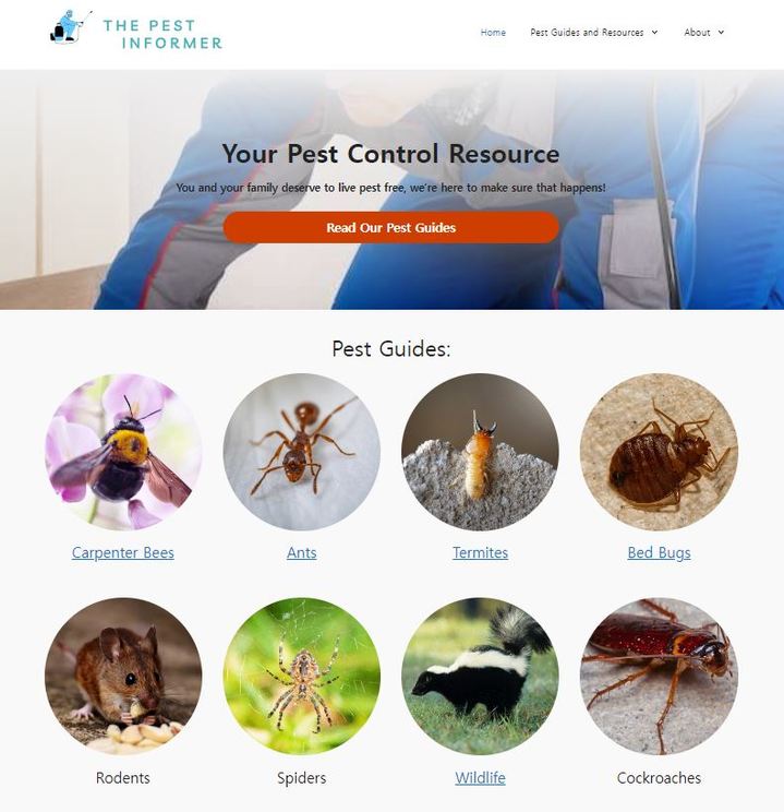 [서울=뉴시스] 미국 노스캐롤라이나주 해충 방제 회사 '페스트인포머' 웹사이트. 회사는 연구를 위해 집에 바퀴벌레 100마리를 풀게 해주면 2000달러(약 253만원)를 지급하겠다는 공고를 내걸었다. (사진=페스트인포머 홈페이지 갈무리) 2022.06.10. *재판매 및 DB 금지