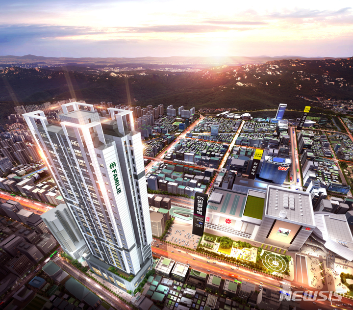 [서울=뉴시스] 의정부역 파밀리에Ⅰ 조감도. 