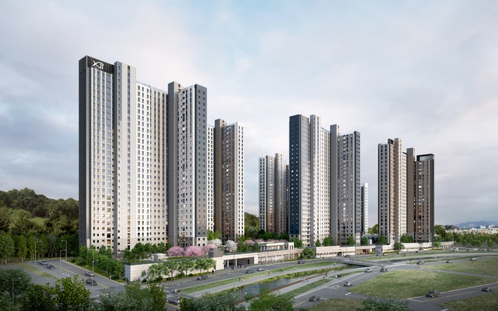 GS건설, 구미 '원호자이 더 포레' 견본주택 공개 - 뉴시스