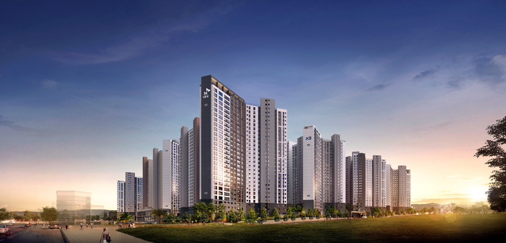 [청주=뉴시스] 충북 청주시 흥덕구 봉명동 '청주 SK뷰 자이' 투시도. photo@newsis.com *재판매 및 DB 금지