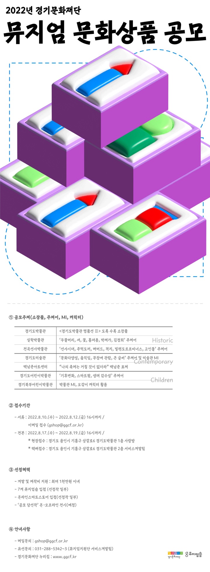 경기문화재단 '제2회 뮤지엄 문화상품 공모전' 개최(사진=경기문화재단 제공) *재판매 및 DB 금지