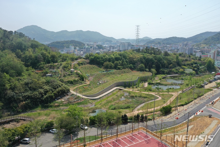 [창원=뉴시스] 경남 통영시 정량소하천.