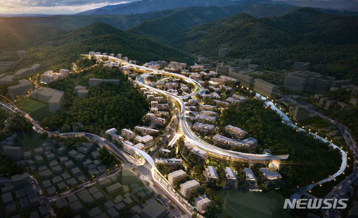 [서울=뉴시스] 서울 정릉골 재개발사업 조감도.