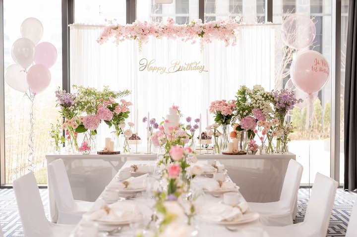 [서울=뉴시스]소피텔 앰배서더 서울 돌잔치.(사진출처: 소피텔 앰베서더 서울 제공) 2022.06.20.