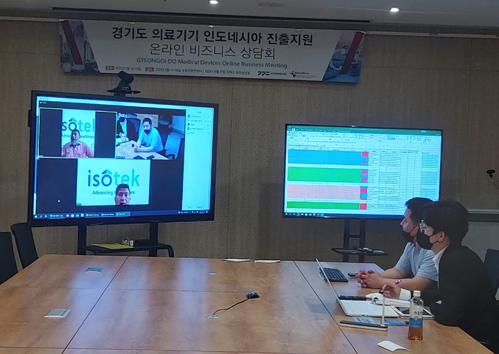2022 경기도 의료산업 인도네시아 진출 온라인 비즈니스 상담회. *재판매 및 DB 금지
