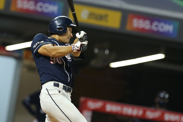 [서울=뉴시스] 프로야구 두산 베어스의 양찬열. (사진 = 두산 베어스 제공) *재판매 및 DB 금지