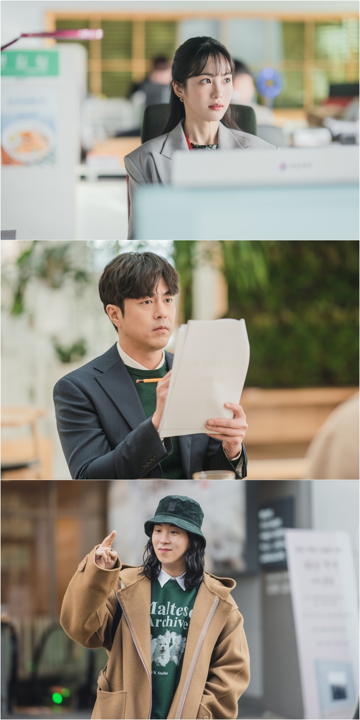 [서울=뉴시스] '유미의 세포들 시즌2' 배우 신예은, 전석호, 블락비 멤버 표지훈. 2022.06.30.(사진=티빙 제공) photo@newsis.com*재판매 및 DB 금지 *재판매 및 DB 금지