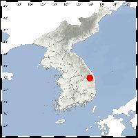 30일 오후 10시51분52초 경상북도 봉화군 동북동쪽 26㎞ 지역(북위37.02, 동경128.98)에 규모 2.3의 지진이 발생했다. (사진 = 기상청 제공) *재판매 및 DB 금지