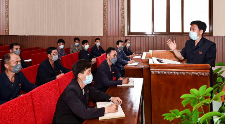 [서울=뉴시스]북한 함경북도체신관리국에서. 2022.07.02. (사진=노동신문 누리집 갈무리) *재판매 및 DB 금지