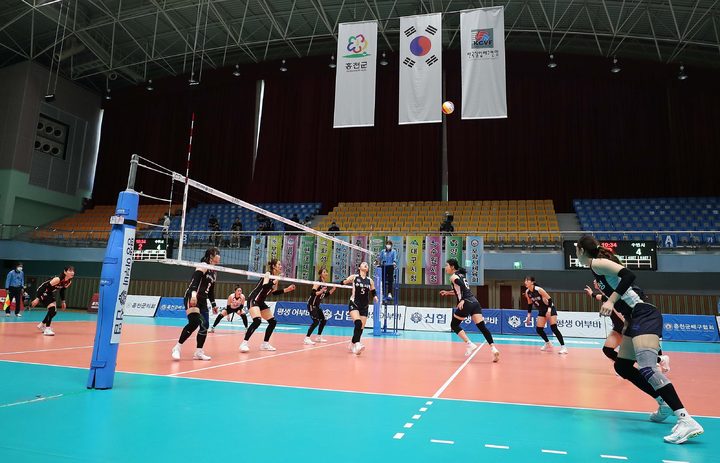 [서울=뉴시스]실업배구 최강전 7일 개막. (사진=한국실업배구연맹 제공) *재판매 및 DB 금지