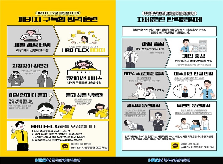 [서울=뉴시스] 고용노동부와 한국산업인력공단이 중소기업 직업훈련 참여 활성화를 위해 '패키지 구독형 원격훈련'과 '기업자체훈련 탄력운영제' 시범사업을 오는 6일 공고한다. 2022.07.05. (사진=고용부 제공) photo@newsis.com *재판매 및 DB 금지