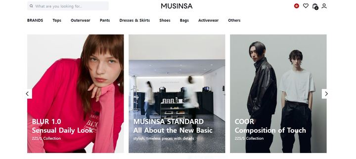 무신사 글로벌 스토어 캡쳐 *재판매 및 DB 금지