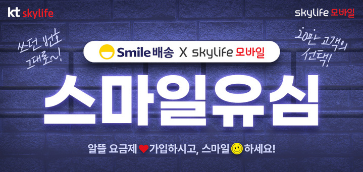 [서울=뉴시스] KT스카이라이프 알뜰폰이 스마일배송에서 유심 판매를 시작했다. (사진=KT스카이라이프 제공) 2022.7.7 *재판매 및 DB 금지