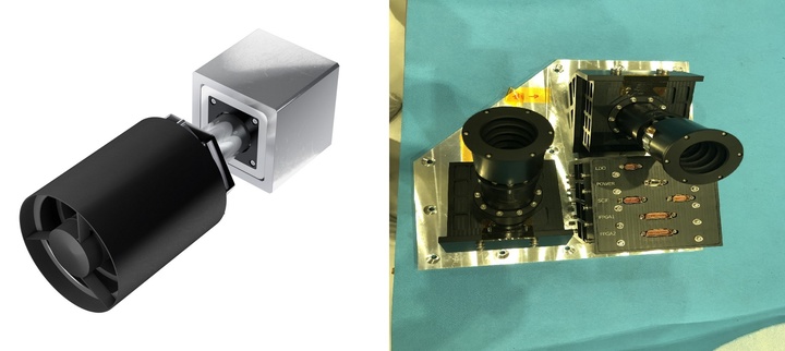 [부산=뉴시스] (사진 왼쪽부터) 다분광 카메라, 편광 카메라 (사진=텔레픽스 주식회사, 한국천문연구원 제공).jpg *재판매 및 DB 금지