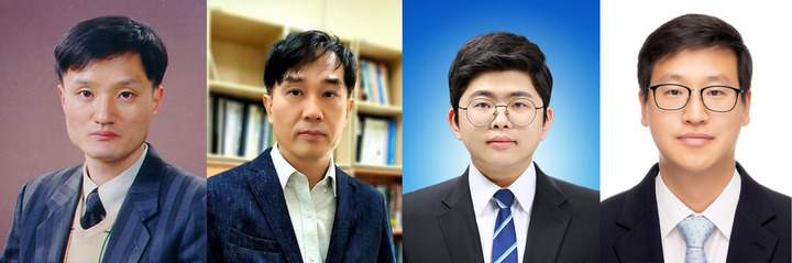 사진은 왼쪽부터 DGIST 박막태양전지연구센터 강진규·김대환 책임연구원, 김승현 연구원, 경남대 김세윤 교수. *재판매 및 DB 금지
