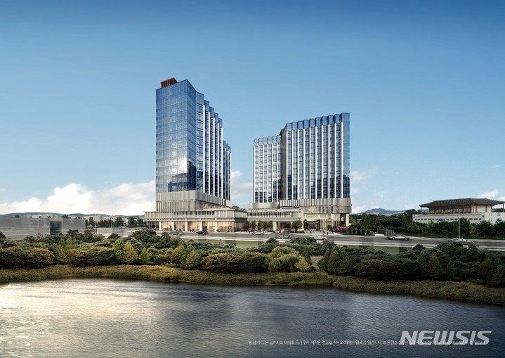 [서울=뉴시스] 동탄 푸르지오 시티 웍스 투시도