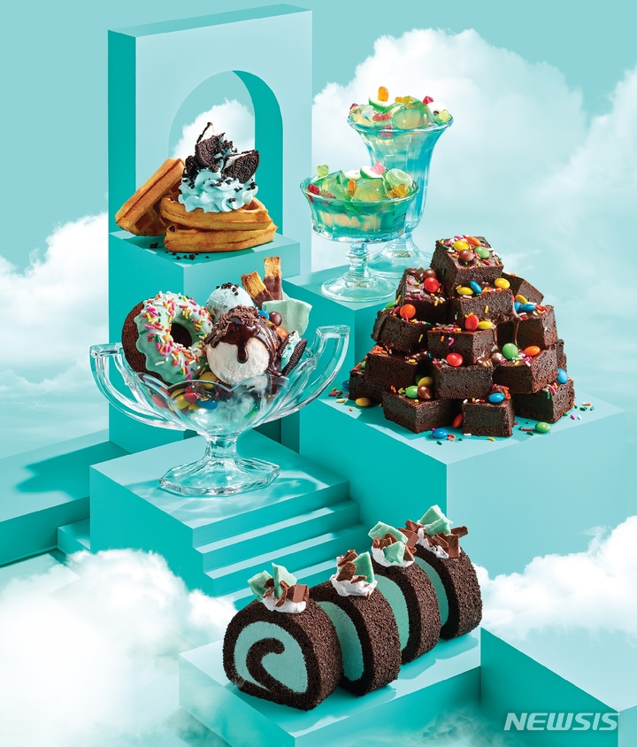 뷔페 레스토랑 애슐리퀸즈, 민트&초코 신메뉴 출시