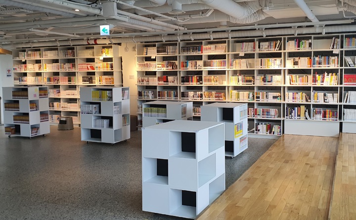 [광주=뉴시스] 전일빌딩 웹툰·만화 특화코너. (사진 = 광주시 제공) photo@newsis.com *재판매 및 DB 금지