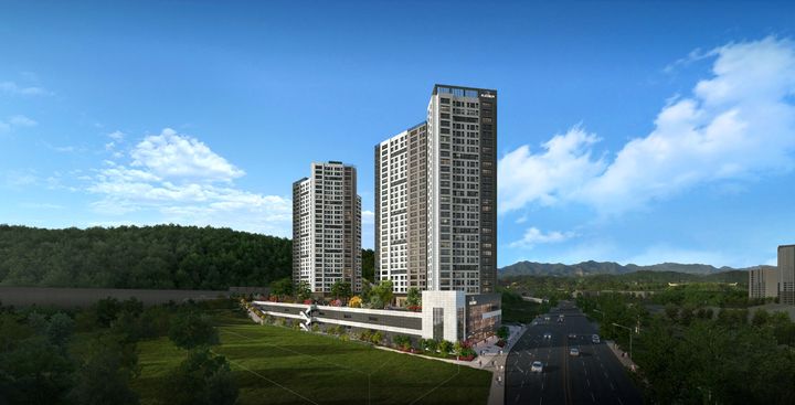 [서울=뉴시스]쌍용더플래티넘삼계 투시도(사진 제공=쌍용건설) *재판매 및 DB 금지