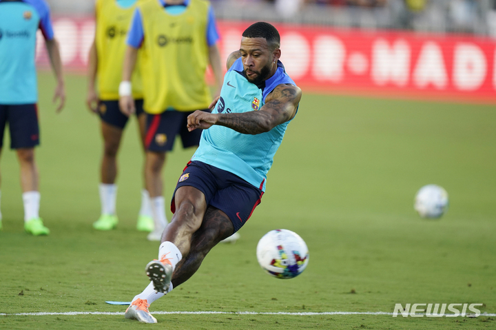 [포트 로더데일=AP/뉴시스] 멤피스 데파이. 2022.07.26.