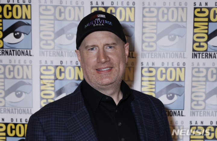 [서울=AP/뉴시스] 케빈 파이기 마블스튜디오 CCO.