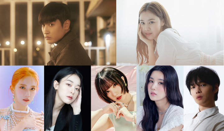 [서울=뉴시스] '볼륨을 높여요' 스페셜 DJ 박재정, 김예원, 우주소녀 엑시, 이주명, 비비지 은하, 권은비, 최낙타. 2022.07.28.(사진=로맨틱팩토리, 아티스트컴퍼니, 스타쉽엔터테인먼트, YG엔터테인먼트, 빅플래닛메이드엔터, 울림엔터테인먼트 제공) photo@newsis.com*재판매 및 DB 금지 *재판매 및 DB 금지