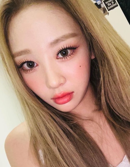 [서울=뉴시스] 이달의 소녀 이브 2022.07.29 (사진=인스타그램 캡처) photo@newsis.com&nbsp; *재판매 및 DB 금지