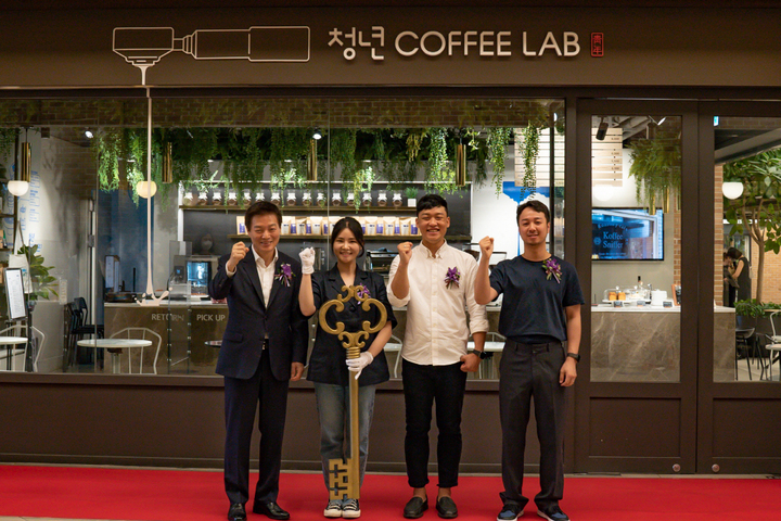 신세계센트럴시티 청년커피랩 5기 오픈식(사진=신세계 제공) *재판매 및 DB 금지