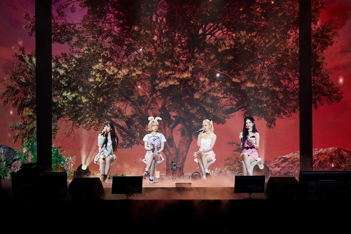 [서울=뉴시스] 에스파 팬미팅 현장. 2022.07.31. (사진 = SM엔터테인먼트 제공) photo@newsis.com *재판매 및 DB 금지