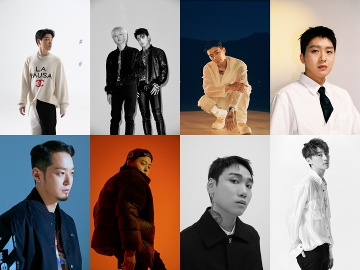 [서울=뉴시스] Mnet '쇼미더머니11' 프로듀서 군단 사진. 2022.08.01. (Mnet '쇼미더머니11' 제공) photo@newsis.com *재판매 및 DB 금지