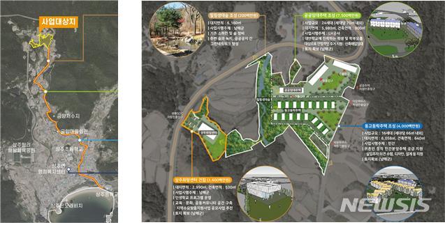 [창원=뉴시스] 경남 남해군 상주면 상주학교마을 조성사업 조감도.(사진=경남도 제공) 2022.08.02. photo@newsis.com