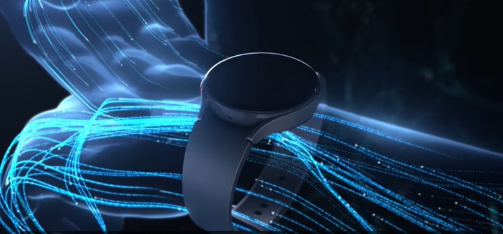 삼성전자의 웨어러블 기기 '갤럭시 워치' 시리즈에 적용되는 '바이오액티브 센서' 예시 이미지. (사진=삼성전자 공식 유튜브 캡처) *재판매 및 DB 금지