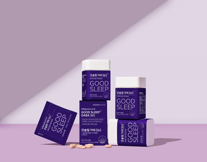 아모레퍼시픽, 수면 건기식 '굿슬립가바 365' 출시