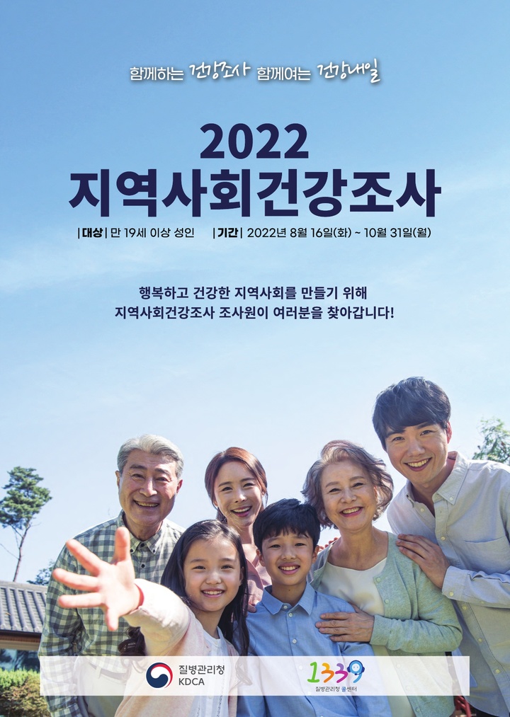 창녕군, 2022년 지역사회건강조사 실시