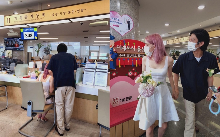 [서울=뉴시스] 빈지노, 스테파니 미초바. 2022.08.05.(사진=인스타그램 캡처) photo@newsis.com*재판매 및 DB 금지 *재판매 및 DB 금지