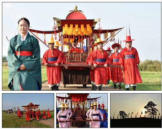 [청주=뉴시스] 세종대왕과 초정약수축제 어가행차. (사진=청주예총 제공) photo@newsis.com *재판매 및 DB 금지