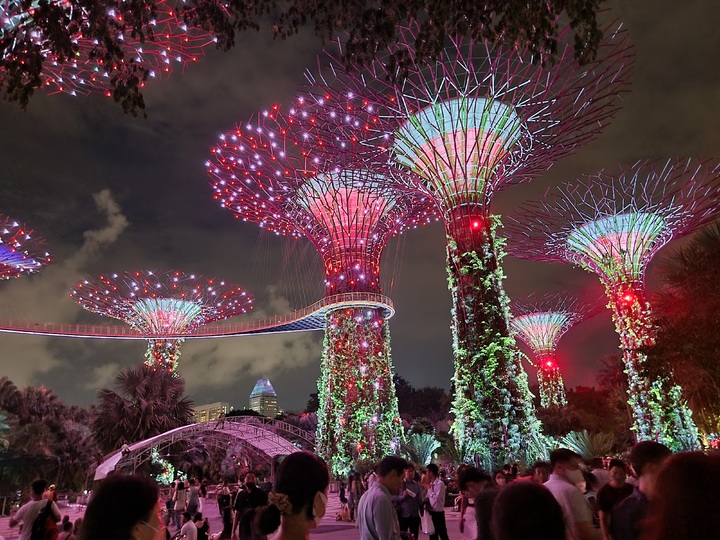 [싱가포르=뉴시스] 오세훈 서울시장이 세계도시정상회의 참석을 위해 방문한 싱가포르의 '가든스바이더베이'. (사진=사진공동취재단) 2022.08.01. photo@newsis.com *재판매 및 DB 금지