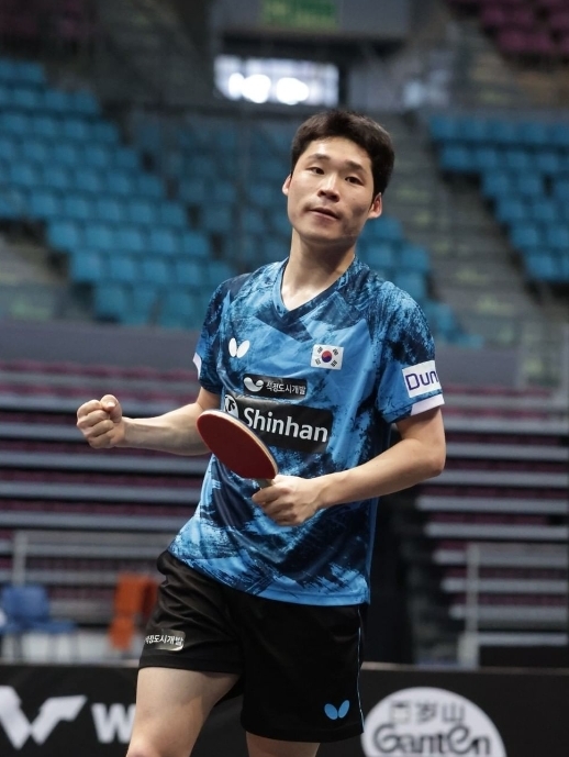 [서울=뉴시스] 남자 탁구 장우진. (사진 = WTT 인스타그램 캡처) *재판매 및 DB 금지