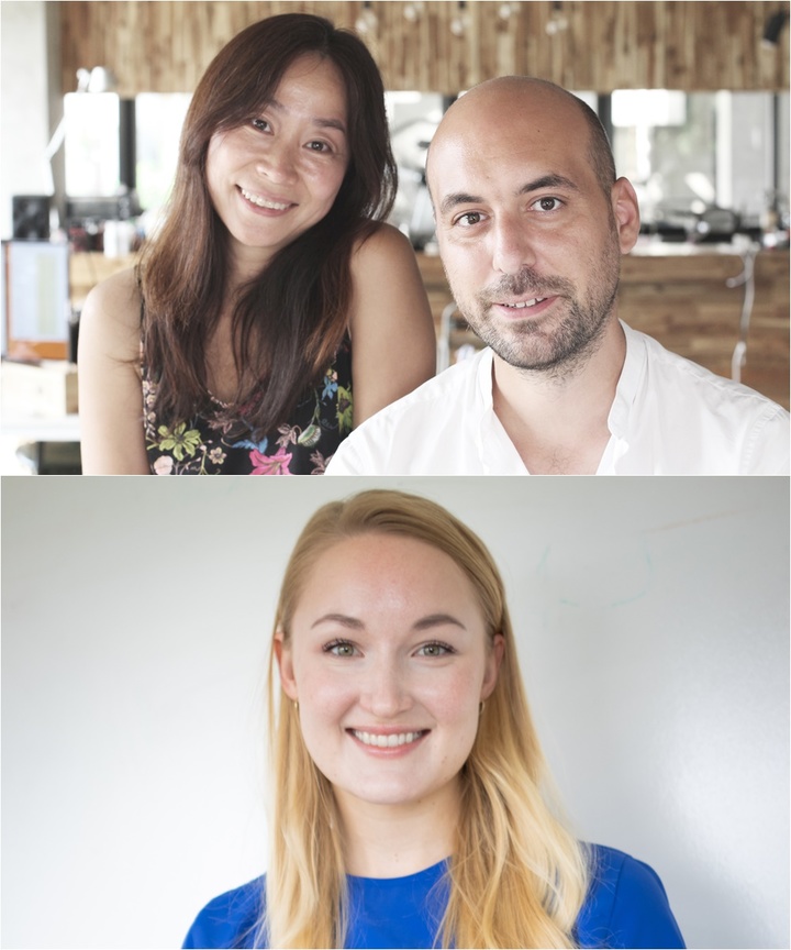 [서울=뉴시스]김치앤칩스와 덴마크 안무가 시몬느 뷔로드. (사진=세종문화회관 제공) 2022.08.08. photo@newsis.com *재판매 및 DB 금지