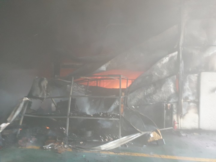 선박부품공장 화재 (사진=창원소방본부 제공) *재판매 및 DB 금지