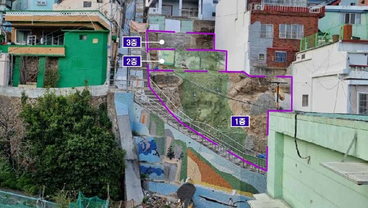 [부산=뉴시스] 부산 부산진구 호천마을 방재공원 공사 예정지. (사진=부산진구청 제공) *재판매 및 DB 금지