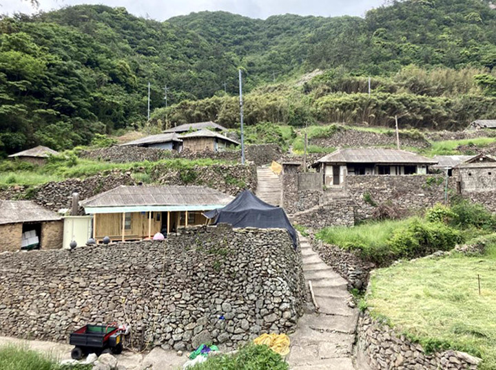 [신안=뉴시스] 도초면 우이도 예리마을 담장. *재판매 및 DB 금지