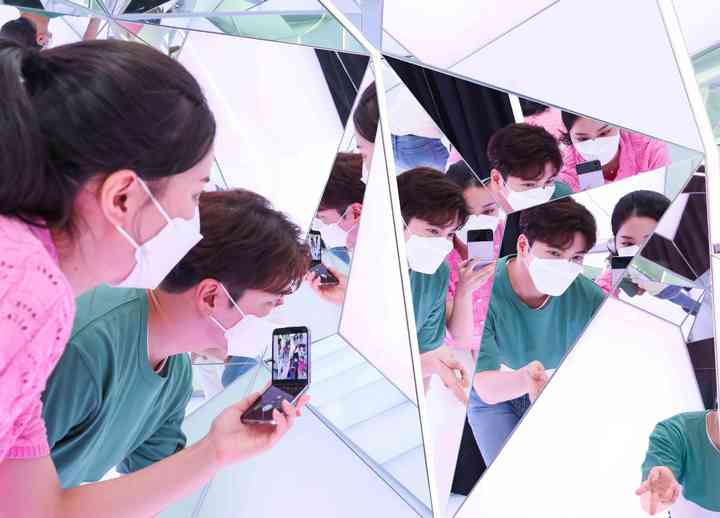 삼성전자가 서울 영등포 타임스퀘어에 갤럭시 스튜디오를 오픈했다. (사진=삼성전자 제공)&nbsp; *재판매 및 DB 금지