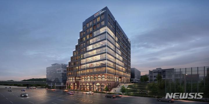 [서울=뉴시스] '디원시티 마일스톤 한라' 투시도. (제공 = (주)디허브)