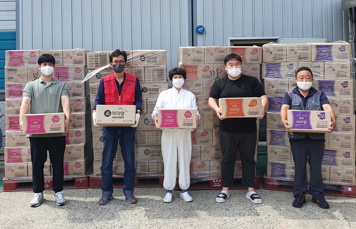 [경남소식] 양산 식품업체 세준, 3000만원 상당 음료수 기증 등