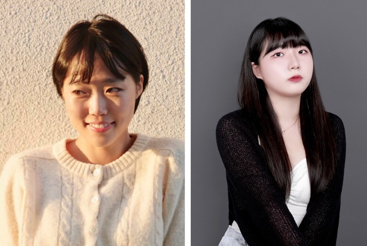 [서울=뉴시스] 2022 문학동네 신인상 수상자 서고은, 이영은 (사진=문학동네 제공) 2022.08.19. photo@newsis.com *재판매 및 DB 금지