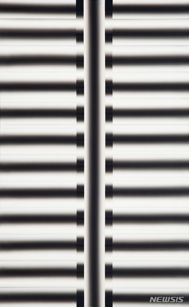 [서울=뉴시스]이승조 〈핵 88-50〉 1988 Oil on canvas 146 x 91cm Courtesy of the artist’s estate and Kukje Gallery이미지 제공: 국제갤러리