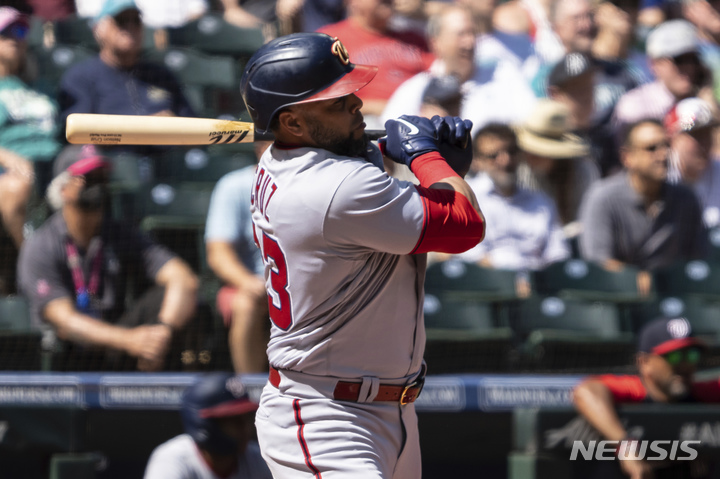 [시애틀=AP/뉴시스] 넬슨 크루즈